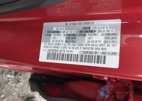 2023 Mazda Cx-5 2.5 S Premium Plus from USA, damaged, VIN JM3KFBEM5P0126175